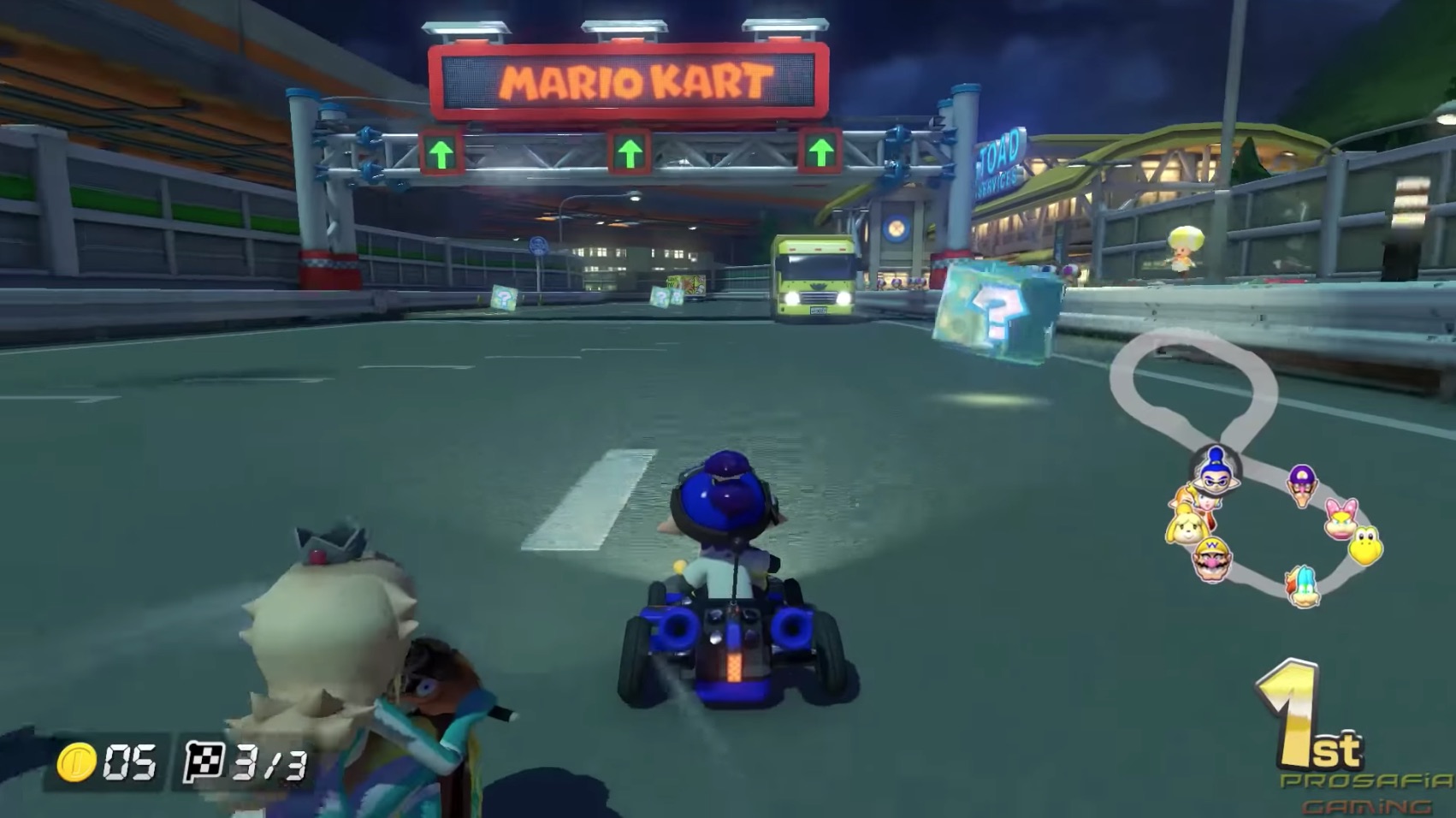 Mario Kart 8 Deluxe gameplay footage (2017)